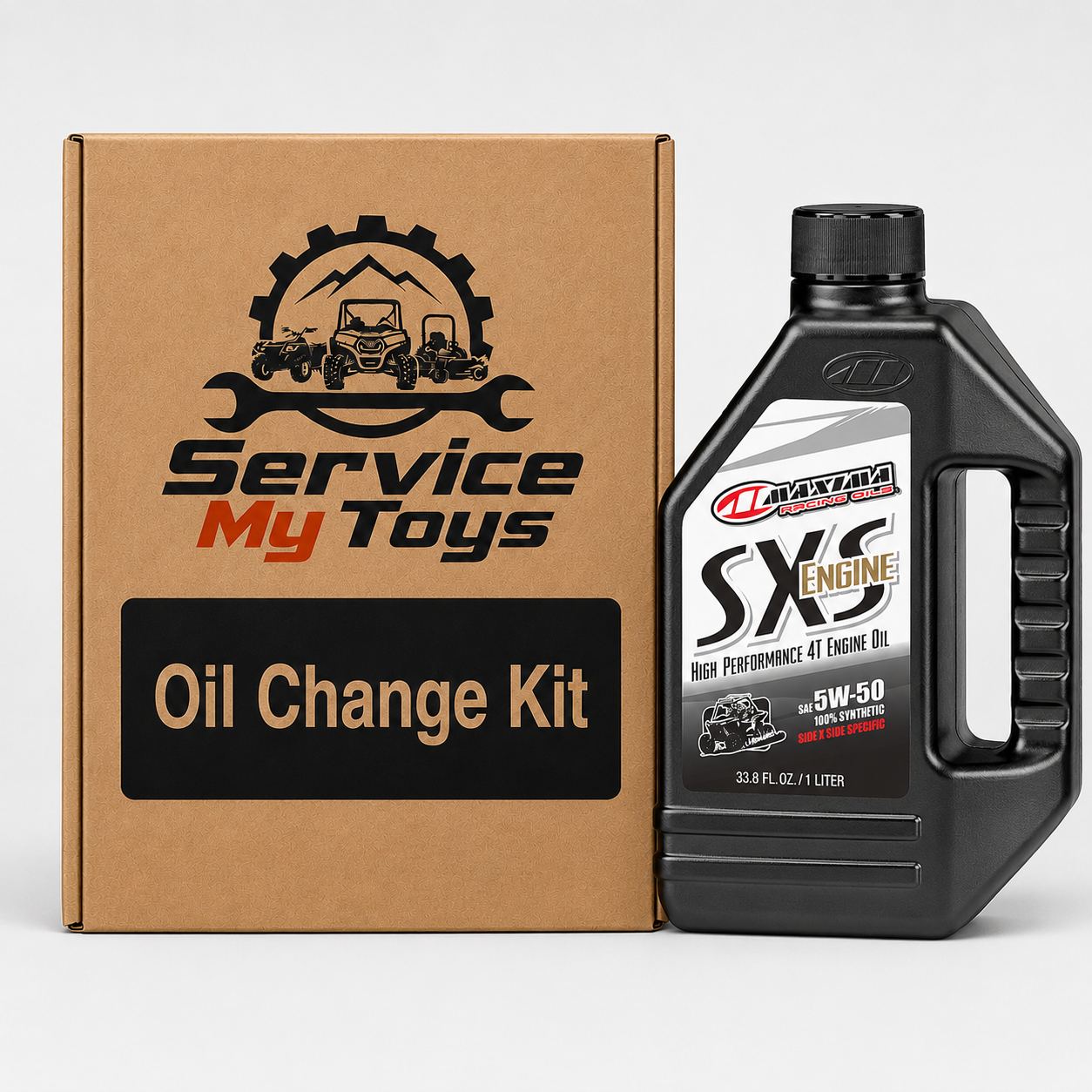 Oil Change Kit fits Polaris 925 RZR Turbo R 4 Model - Manufacturer Spec 5W-50 Oil Change Kit